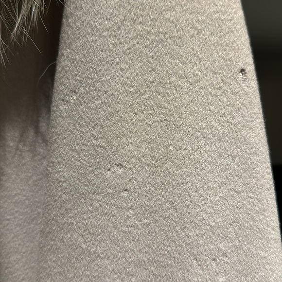 Jill Sanders wool/cashmere/fur coat - Picture 7 of 8